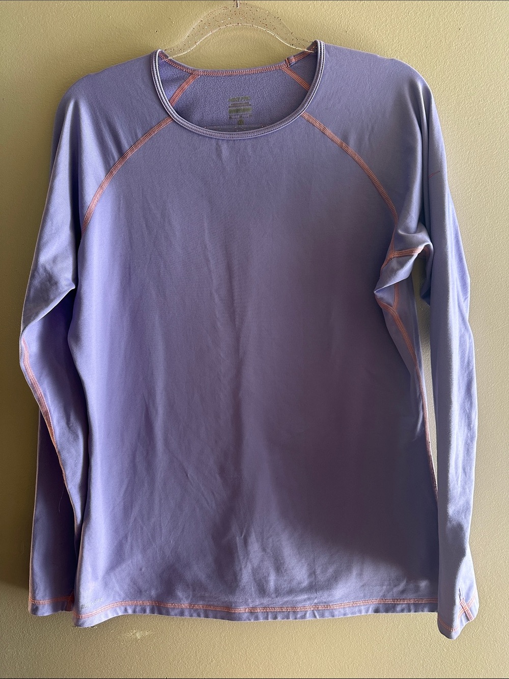 Nike Pro XL Purple Long Sleeved Dri Fit Running Top